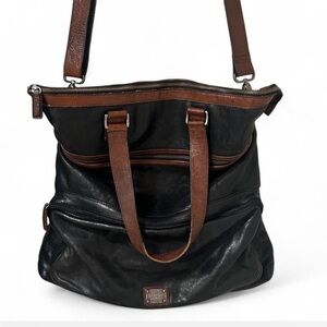 Vintage Genuine Leather Cole Haan Large Tote Bag With Long Adjustable Strap